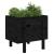 Jardinieră de grădină, negru, 62x50x57 cm, lemn masiv pin GartenMobel Dekor