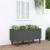 Strat înălțat de grădină, gri, 121x50x57 cm, lemn masiv de pin GartenMobel Dekor