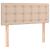 Pat box spring cu saltea, cappuccino, 90x200 cm piele ecologică GartenMobel Dekor