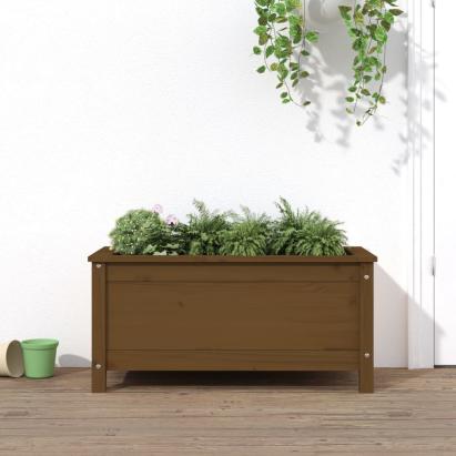 Jardinieră de grădină, maro miere, 82,5x40x39 cm lemn masiv pin GartenMobel Dekor