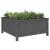 Jardinieră de grădină, gri, 82,5x82,5x39 cm, lemn masiv pin GartenMobel Dekor