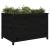Strat înălțat de grădină negru 119,5x82,5x78 cm lemn masiv pin GartenMobel Dekor