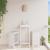 Taburete de bar, 2 buc., alb, 40x36x75 cm, lemn masiv de pin GartenMobel Dekor