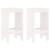 Taburete de bar, 2 buc., alb, 40x36x75 cm, lemn masiv de pin GartenMobel Dekor