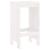 Taburete de bar, 2 buc., alb, 40x36x75 cm, lemn masiv de pin GartenMobel Dekor
