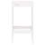 Taburete de bar, 2 buc., alb, 40x36x75 cm, lemn masiv de pin GartenMobel Dekor