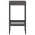 Taburete de bar, 2 buc., gri, 40x36x75 cm, lemn masiv de pin GartenMobel Dekor