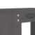 Taburete de bar, 2 buc., gri, 40x36x75 cm, lemn masiv de pin GartenMobel Dekor