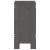 Taburete de bar, 2 buc., gri, 40x36x75 cm, lemn masiv de pin GartenMobel Dekor