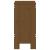 Taburete de bar 2 buc. maro miere 40x36x75 cm lemn masiv de pin GartenMobel Dekor