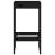 Taburete de bar, 2 buc., negru, 40x36x75 cm, lemn masiv de pin GartenMobel Dekor