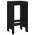 Taburete de bar, 2 buc., negru, 40x36x75 cm, lemn masiv de pin GartenMobel Dekor