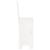 Scaune de bar, 2 buc., alb, 40x42x120 cm, lemn masiv de pin GartenMobel Dekor
