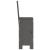 Scaune de bar, 2 buc., gri, 40x42x120 cm, lemn masiv de pin GartenMobel Dekor