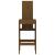 Scaune de bar 2 buc. maro miere 40x42x120 cm lemn masiv de pin GartenMobel Dekor