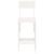 Taburete de bar, 2 buc., alb, 40x48,5x115,5 cm, lemn masiv pin GartenMobel Dekor