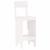 Taburete de bar, 2 buc., alb, 40x48,5x115,5 cm, lemn masiv pin GartenMobel Dekor