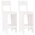 Taburete de bar, 2 buc., alb, 40x48,5x115,5 cm, lemn masiv pin GartenMobel Dekor