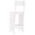 Taburete de bar, 2 buc., alb, 40x48,5x115,5 cm, lemn masiv pin GartenMobel Dekor