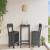 Taburete de bar, 2 buc., gri, 40x48,5x115,5 cm, lemn masiv pin GartenMobel Dekor