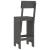 Taburete de bar, 2 buc., gri, 40x48,5x115,5 cm, lemn masiv pin GartenMobel Dekor