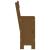 Taburete bar 2 buc. maro miere 40x48,5x115,5 cm lemn masiv pin GartenMobel Dekor