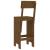 Taburete bar 2 buc. maro miere 40x48,5x115,5 cm lemn masiv pin GartenMobel Dekor