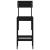 Taburete de bar, 2 buc., negru, 40x48,5x115,5 cm lemn masiv pin GartenMobel Dekor