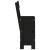 Taburete de bar, 2 buc., negru, 40x48,5x115,5 cm lemn masiv pin GartenMobel Dekor