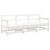 Set mobilier de grădină, 3 piese, alb, lemn masiv de pin GartenMobel Dekor