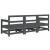 Set mobilier de grădină, 3 piese, gri, lemn masiv de pin GartenMobel Dekor