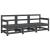 Set mobilier de grădină, 3 piese, gri, lemn masiv de pin GartenMobel Dekor