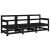 Set mobilier de grădină, 3 piese, negru, lemn masiv pin GartenMobel Dekor