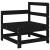 Set mobilier de grădină, 3 piese, negru, lemn masiv pin GartenMobel Dekor