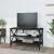 Comodă TV, negru, 80x40x50 cm, lemn prelucrat GartenMobel Dekor