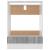 Dulap pentru cuptor, gri sonoma, 60x46x81,5 cm, lemn compozit GartenMobel Dekor