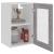 Dulap suspendat cu sticlă gri sonoma 40x31x60 cm lemn prelucrat GartenMobel Dekor