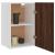 Dulap suspendat, stejar maro, 39,5x31x60 cm, lemn prelucrat GartenMobel Dekor