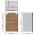 Dulap suspendat, stejar maro, 39,5x31x60 cm, lemn prelucrat GartenMobel Dekor