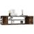 Dulap TV suspendat, stejar fumuriu 100x30x26,5 cm lemn compozit GartenMobel Dekor
