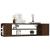 Dulap TV suspendat, stejar maro, 100x30x26,5 cm, lemn compozit GartenMobel Dekor