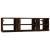 Raft de perete, stejar fumuriu, 102x30x29 cm, lemn compozit GartenMobel Dekor