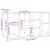 Bancă de pantofi, stejar fumuriu 103x30x54,5 cm lemn prelucrat GartenMobel Dekor