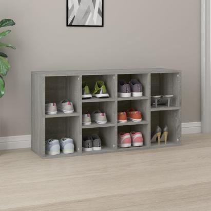 Bancă pentru pantofi, gri sonoma, 103x30x54,5 cm lemn prelucrat GartenMobel Dekor