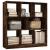 Bibliotecă, stejar fumuriu, 97,5x29,5x100 cm, lemn prelucrat GartenMobel Dekor
