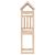 Turn de joacă, 52,5x110,5x214 cm, lemn masiv de pin GartenMobel Dekor