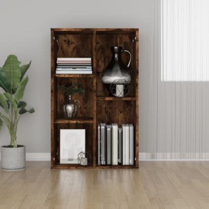 Bibliotecă/servantă, stejar afumat, 50x25x80 cm, lemn prelucrat GartenMobel Dekor