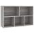 Bibliotecă/Servantă, gri sonoma, 50x25x80 cm, lemn prelucrat GartenMobel Dekor