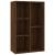 Bibliotecă/servantă, stejar maro, 50x25x80 cm, lemn prelucrat GartenMobel Dekor