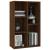 Bibliotecă/servantă, stejar maro, 50x25x80 cm, lemn prelucrat GartenMobel Dekor